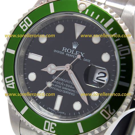 rolex submariner verde 50 anniversario